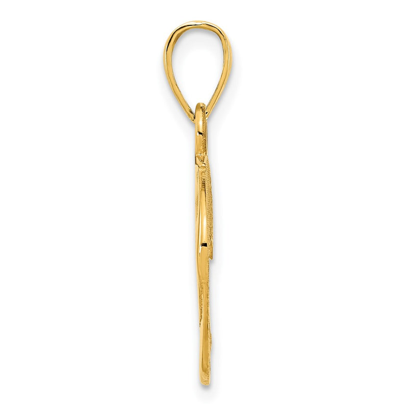 14k Yellow Gold Eagle Pendant