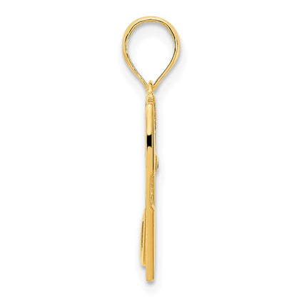 14k Yellow Gold Cosmetics Pendant
