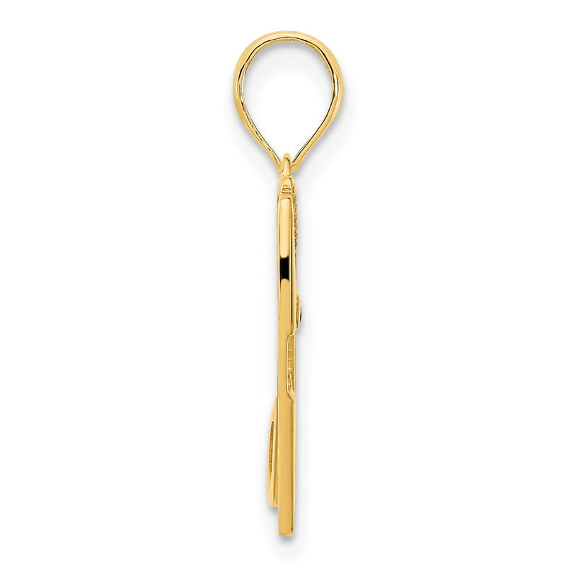 14k Yellow Gold Cosmetics Pendant
