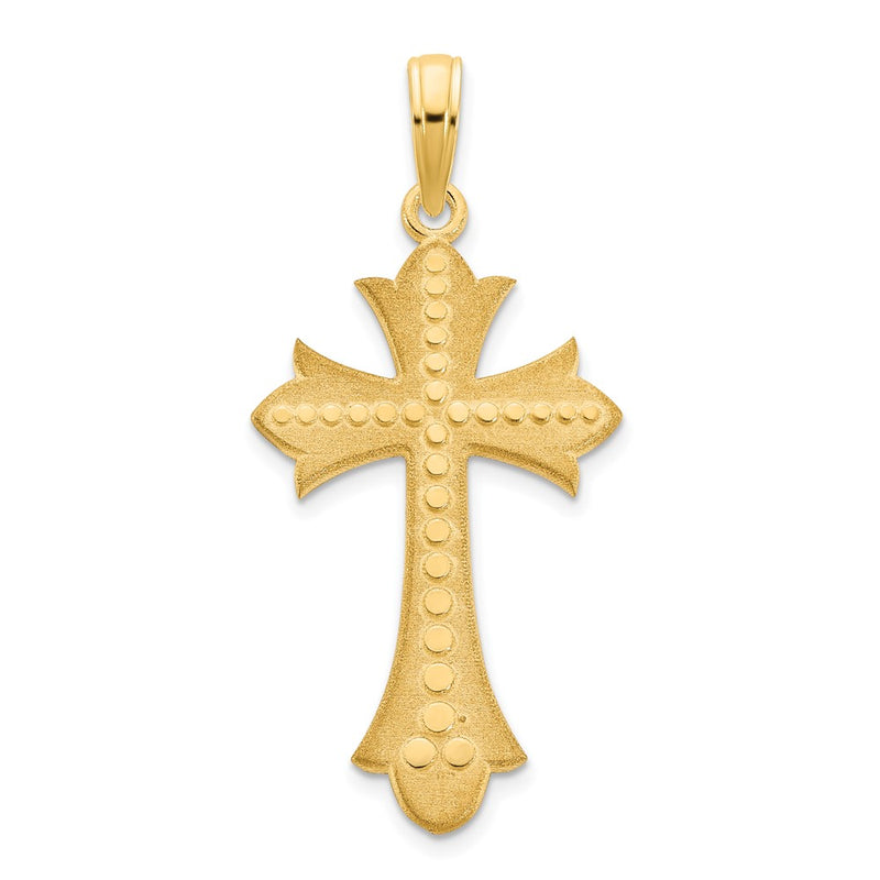 14k Yellow Gold Cross Pendant