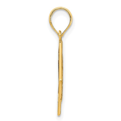 14k Yellow Goldy Fancy Celtic Knot Pendant