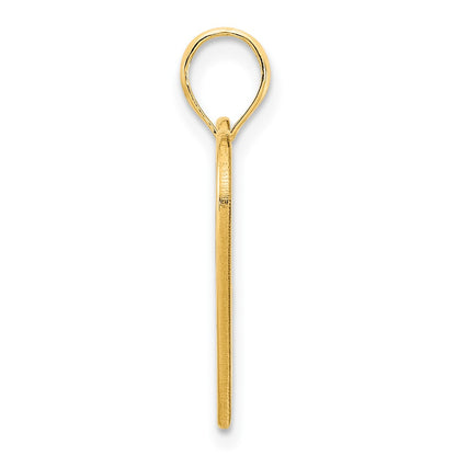 14k Yellow Gold Fancy Heart Pendant