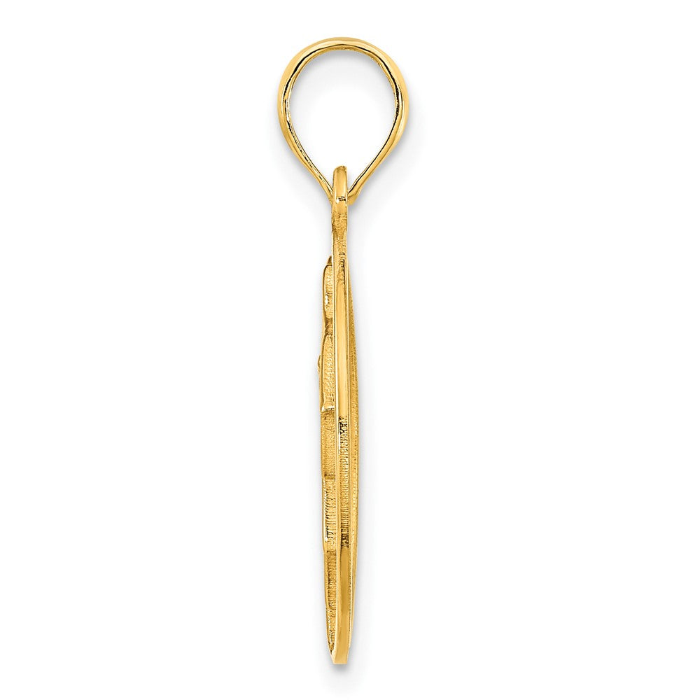 14k Yellow Gold Horse Pendant