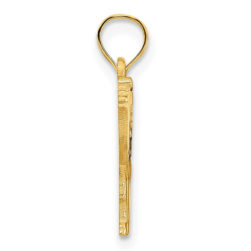 14k Yellow Goldy Camel Charm
