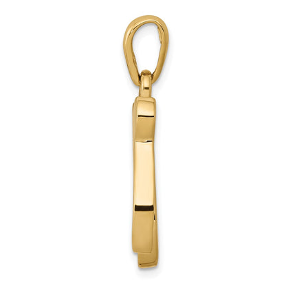 14k Yellow Gold Chai Pendant
