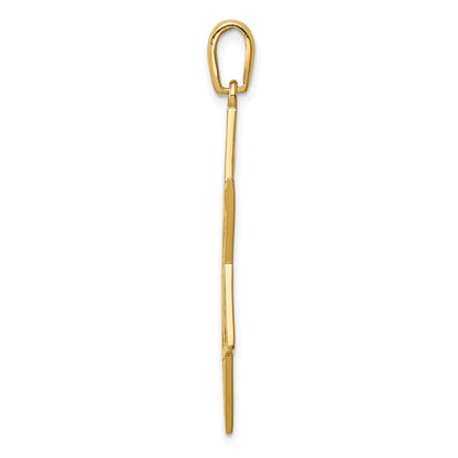 14k Yellow Gold Star Of David 12 Tribes Pendant