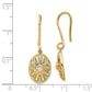 14k Yellow Gold Real Diamond Vintage Earrings EM3948-020-YA