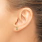 14k Yellow Gold Real Diamond Initial Y Earrings EM4170Y-004-YA