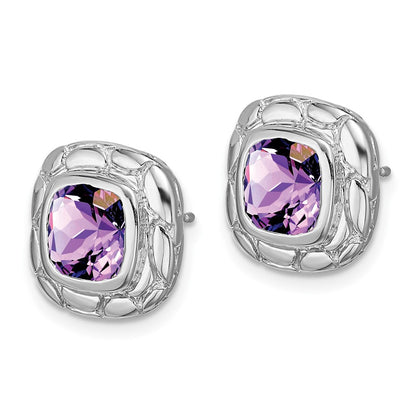 Sterling Silver Amethyst Earrings