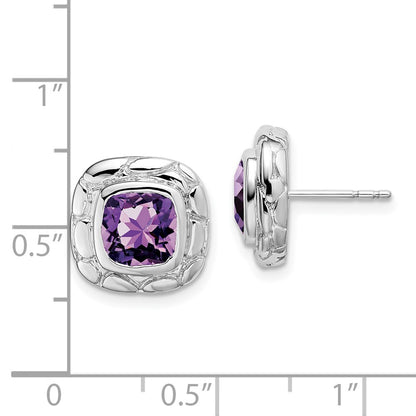 Sterling Silver Amethyst Earrings