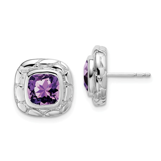 Sterling Silver Amethyst Earrings