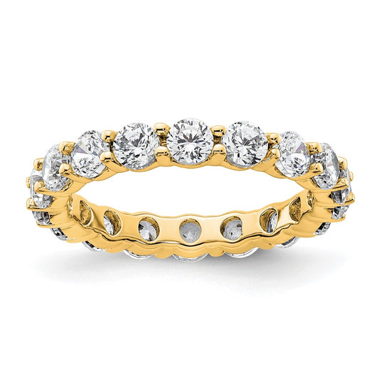 2.0 Ct. Natural Diamond Womens Eternity Anniversary Wedding Band Ring in 14k Yellow Gold