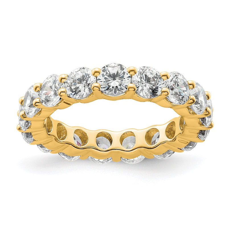 3.0 Ct. Natural Diamond Womens Eternity Anniversary Wedding Band Ring in 14k Yellow Gold