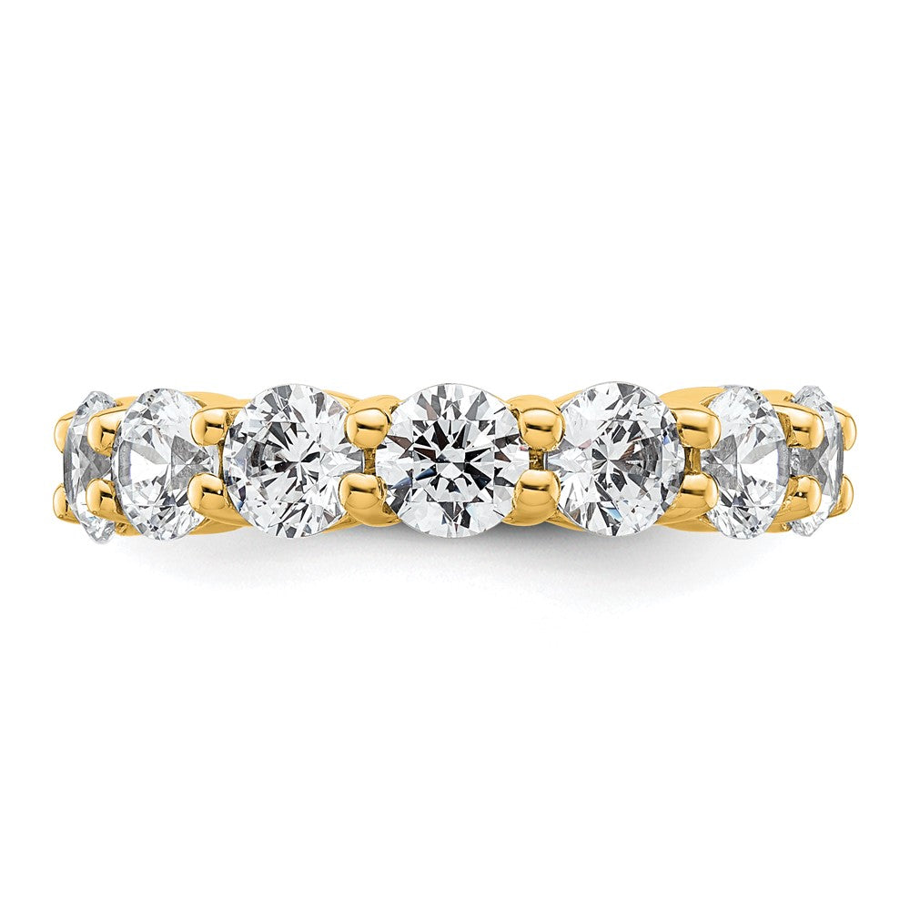 4.0 Ct. Natural Diamond Womens Eternity Anniversary Wedding Band Ring in 14k Yellow Gold