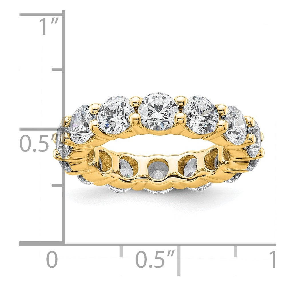 4.0 Ct. Natural Diamond Womens Eternity Anniversary Wedding Band Ring in 14k Yellow Gold