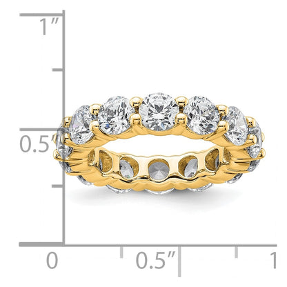 4.0 Ct. Natural Diamond Womens Eternity Anniversary Wedding Band Ring in 14k Yellow Gold