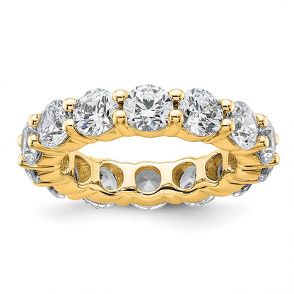 4.0 Ct. Natural Diamond Womens Eternity Anniversary Wedding Band Ring in 14k Yellow Gold