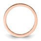 Solid Real 14k Rose Gold Polished 1/2ct Channel Set CZ Eternity Wedding Band Ring