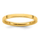 Solid 14K Yellow Gold 2mm Standard Flat Comfort Fit Men's/Women's Wedding Band Ring Size 7.5