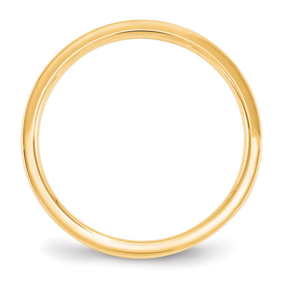 Solid 18K Yellow Gold 2.5mm Standard Flat Comfort Fit Men's/Women's Wedding Band Ring Size 12.5
