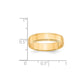 Solid 18K Yellow Gold 5mm Flat with Step Edge Men's/Women's Wedding Band Ring Size 14