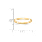 Solid 18K Yellow Gold 2mm Light Weight Flat Men's/Women's Wedding Band Ring Size 9.5