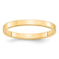 Solid 18K Yellow Gold 2.5mm Light Weight Flat Men's/Women's Wedding Band Ring Size 4