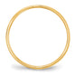 Solid 18K Yellow Gold 5mm Light Weight Flat Men's/Women's Wedding Band Ring Size 4