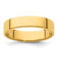 Solid 14K Yellow Gold 5mm Light Weight Flat Men's/Women's Wedding Band Ring Size 10