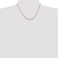 14K Yellow Gold 18 inch 1.3mm Franco with Lobster Clasp Chain Necklace