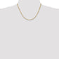 14K Yellow Gold 18 inch 2mm Franco with Lobster Clasp Chain Necklace
