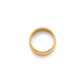 Solid 18K Yellow Gold 2mm Half-Round Wedding Men's/Women's Wedding Band Ring Size 4