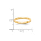 Solid 18K Yellow Gold 2.5mm Half Round Men's/Women's Wedding Band Ring Size 11.5