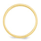 Solid 18K Yellow Gold 3mm Half Round Men's/Women's Wedding Band Ring Size 13