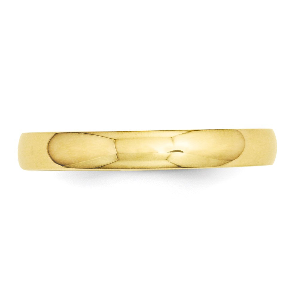 Solid 18K Yellow Gold 3mm Half-Round Wedding Men's/Women's Wedding Band Ring Size 5.5