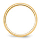 Solid 14K Yellow Gold 5mm Half-Round Wedding Men's/Women's Wedding Band Ring Size 7.5