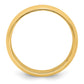 Solid 14K Yellow Gold 8mm Half Round with Edge Men's/Women's Wedding Band Ring Size 4.5