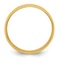 Solid 14K Yellow Gold 7mm Light Weight Half Round Men's/Women's Wedding Band Ring Size 10