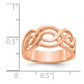 14k Rose Gold Infinity Ring