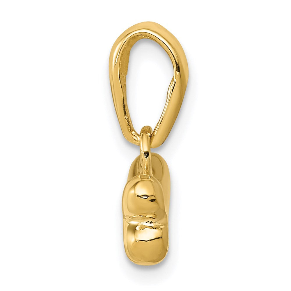 14k Yellow Gold Dog Bone Pendant