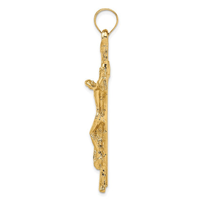 14k Yellow Gold Crucifix Pendant