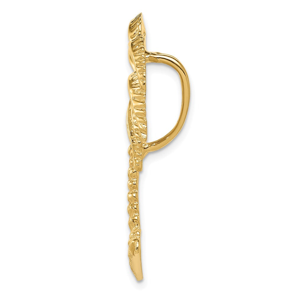 14k Yellow Gold Palm Tree Slide