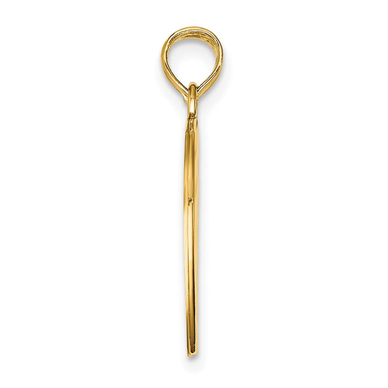 14k Yellow Gold BEST FRIENDS Break-a-part Heart Charm