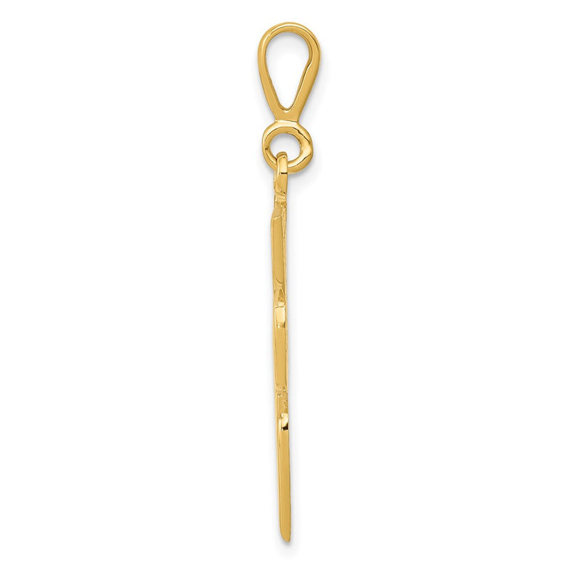 14k Yellow Gold Trinity Pendant