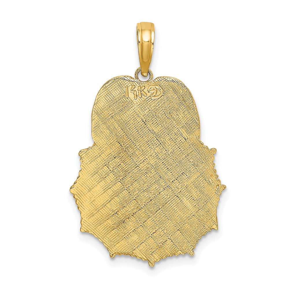 14k Yellow Gold FIREFIGHTER FIRE DEPT. Badge Charm