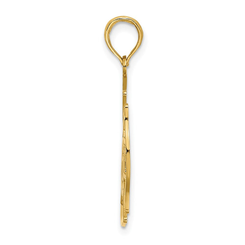14k Yellow Gold VFD Member Shield Charm