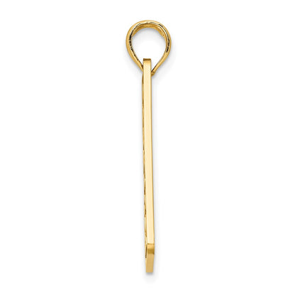 14k Yellow Gold FLORIDA SARASOTA License Plate Charm