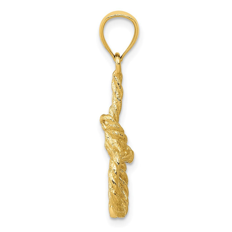 14k Yellow Gold Sailor's Knot Pendant