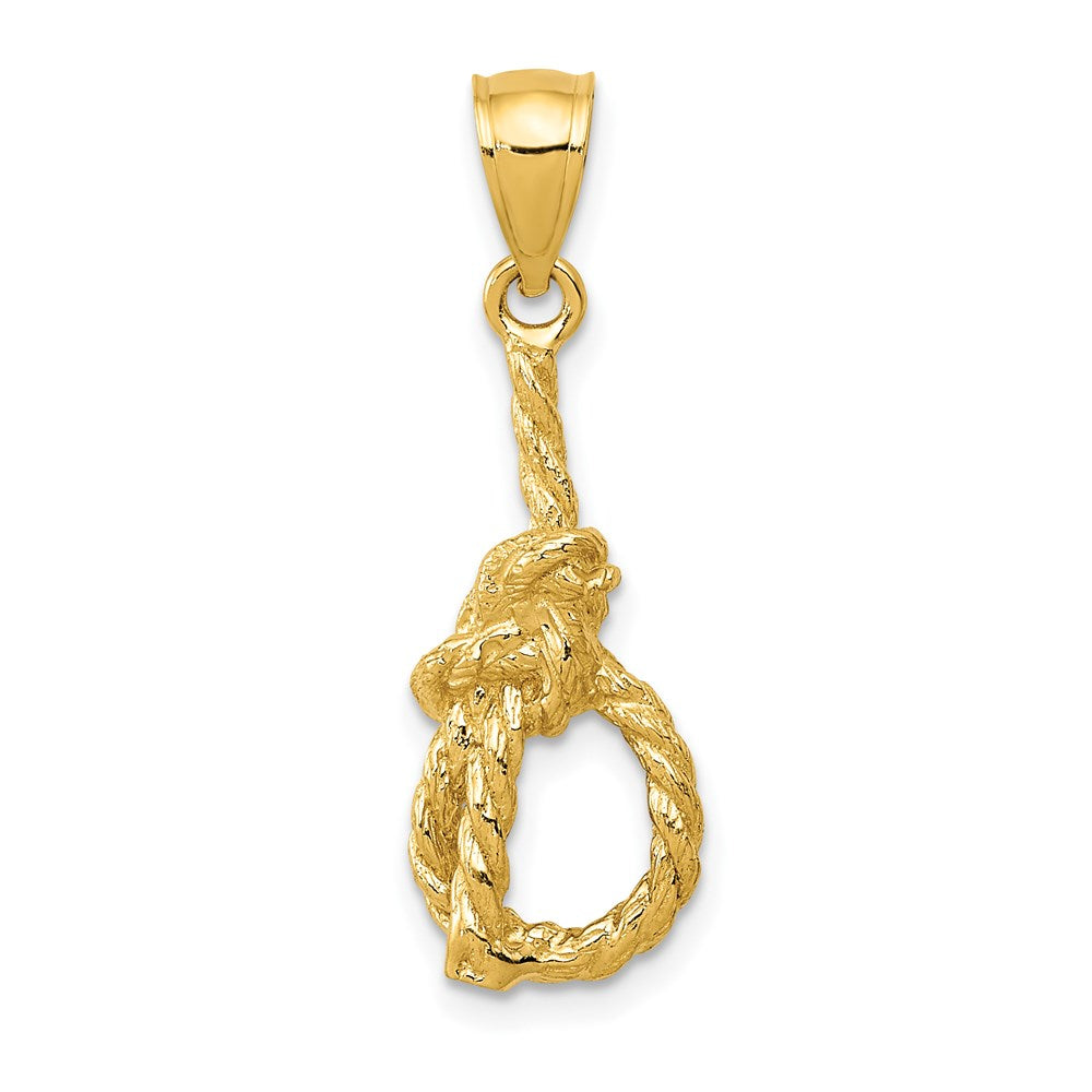 14k Yellow Gold Sailor's Knot Pendant