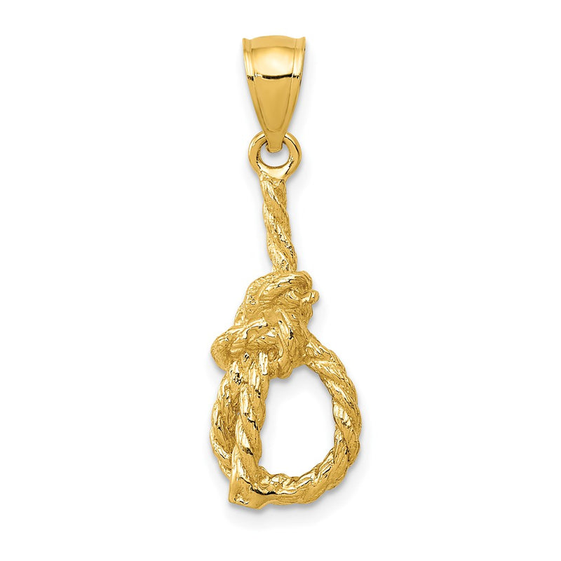 14k Yellow Gold Sailor's Knot Pendant